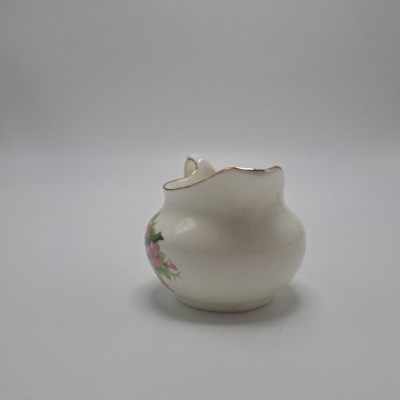 Royal Sutherland English Bone China Creamer Peach Blossom Floral - Picture 8 of 11